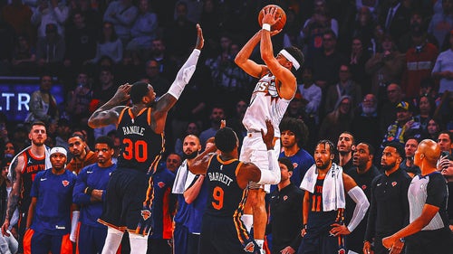 NBA Trending Image: Devin Booker hits 3-pointer with 1.7 seconds left, Suns beat Knicks 116-113 for 7th straight win